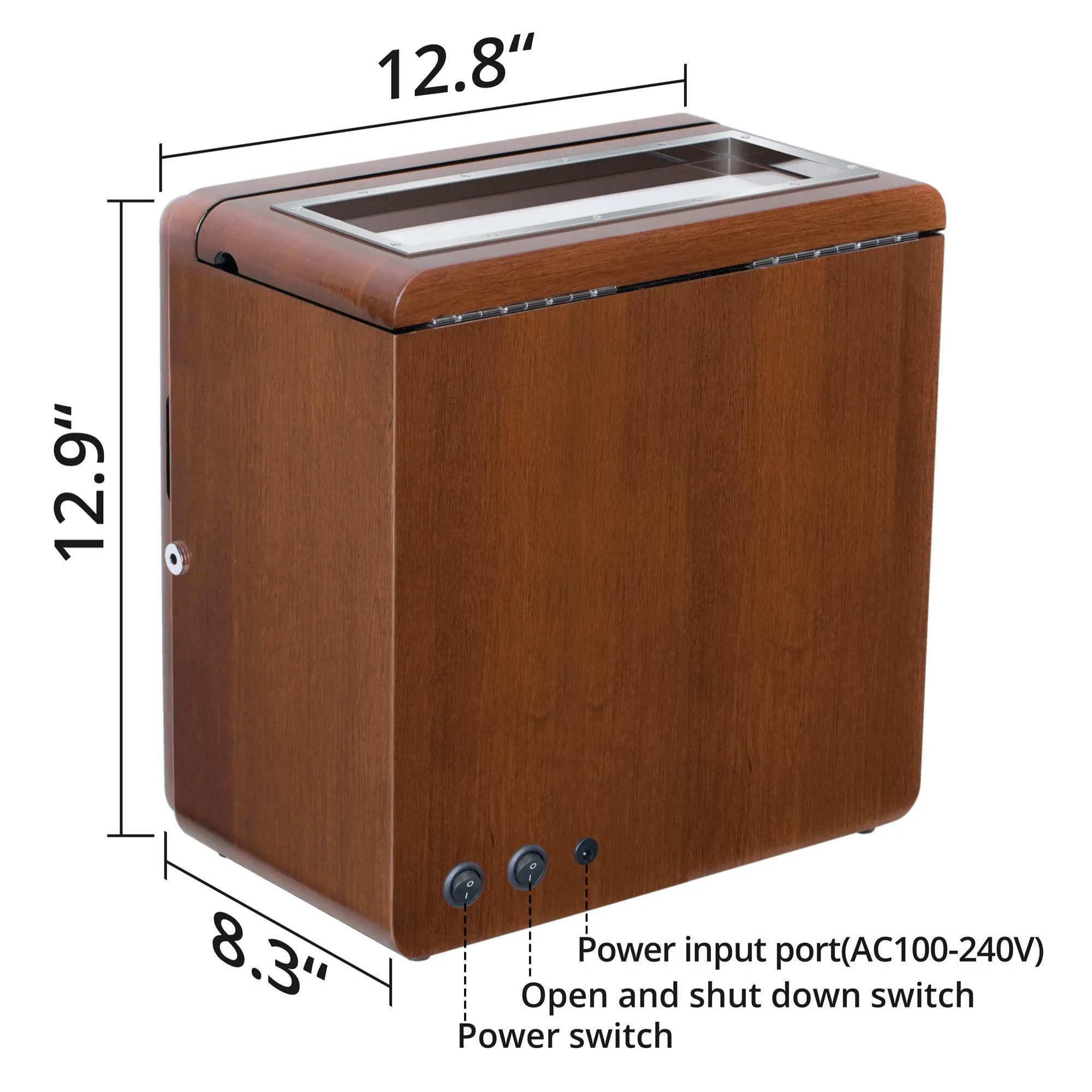 [ NEW ARRIVALS ] 6 4 Walnut Wood Automatic Quad Watch Winder