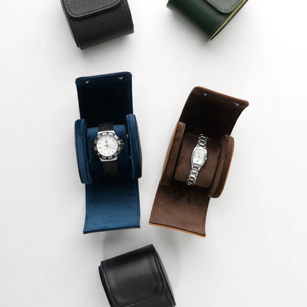 1 Slot Watch Case - Pebble Black