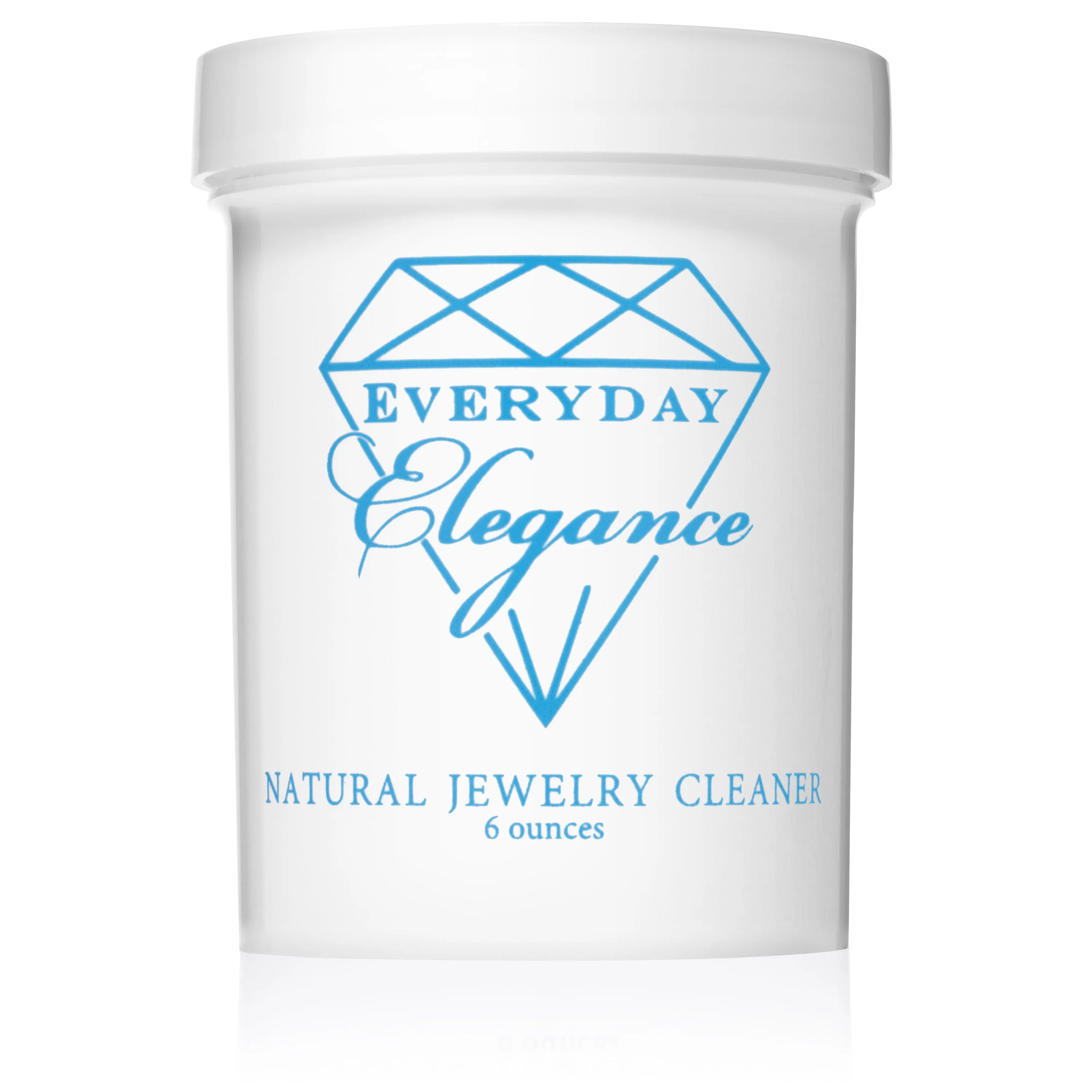 100% All Natural Jewelry Liquid Cleaner Solution | Non-Toxic Naturally Derived Cleaning Gold, Silver & Platinum Cleaning | 6 Ounce Jar