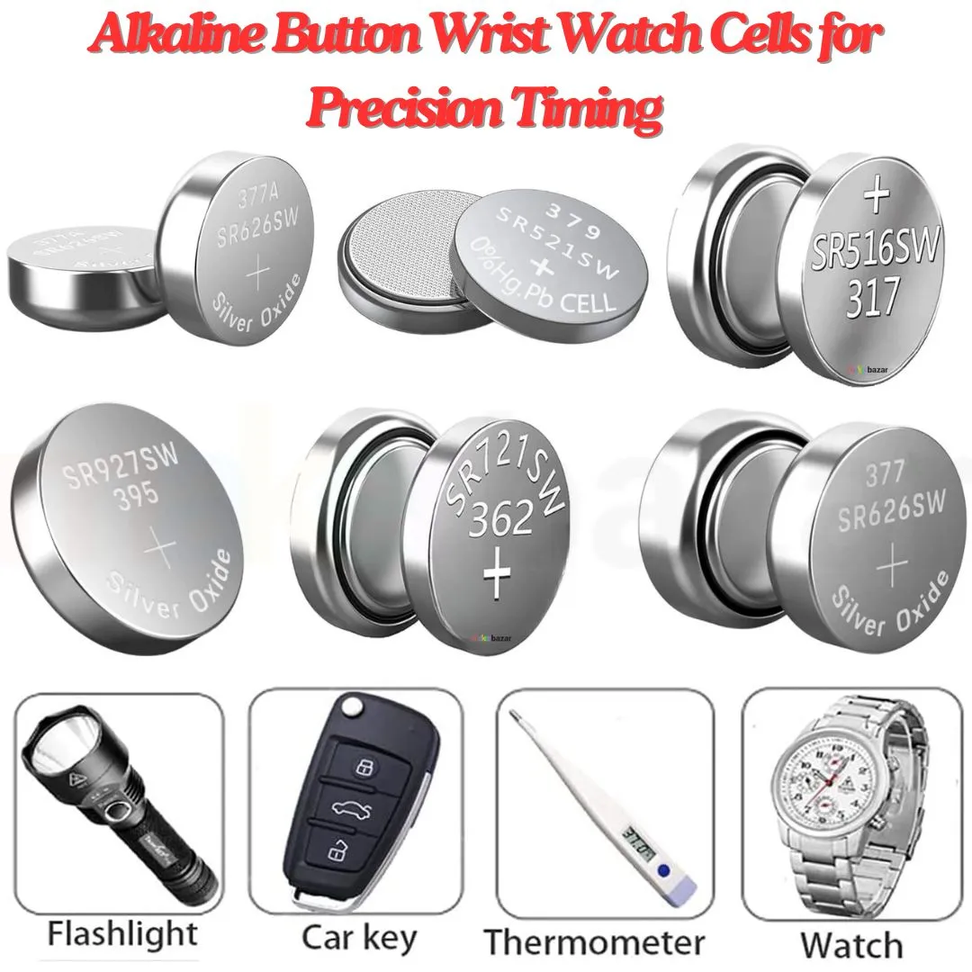 1.55V Wrist Watch Button Cell Silver Oxide Battery