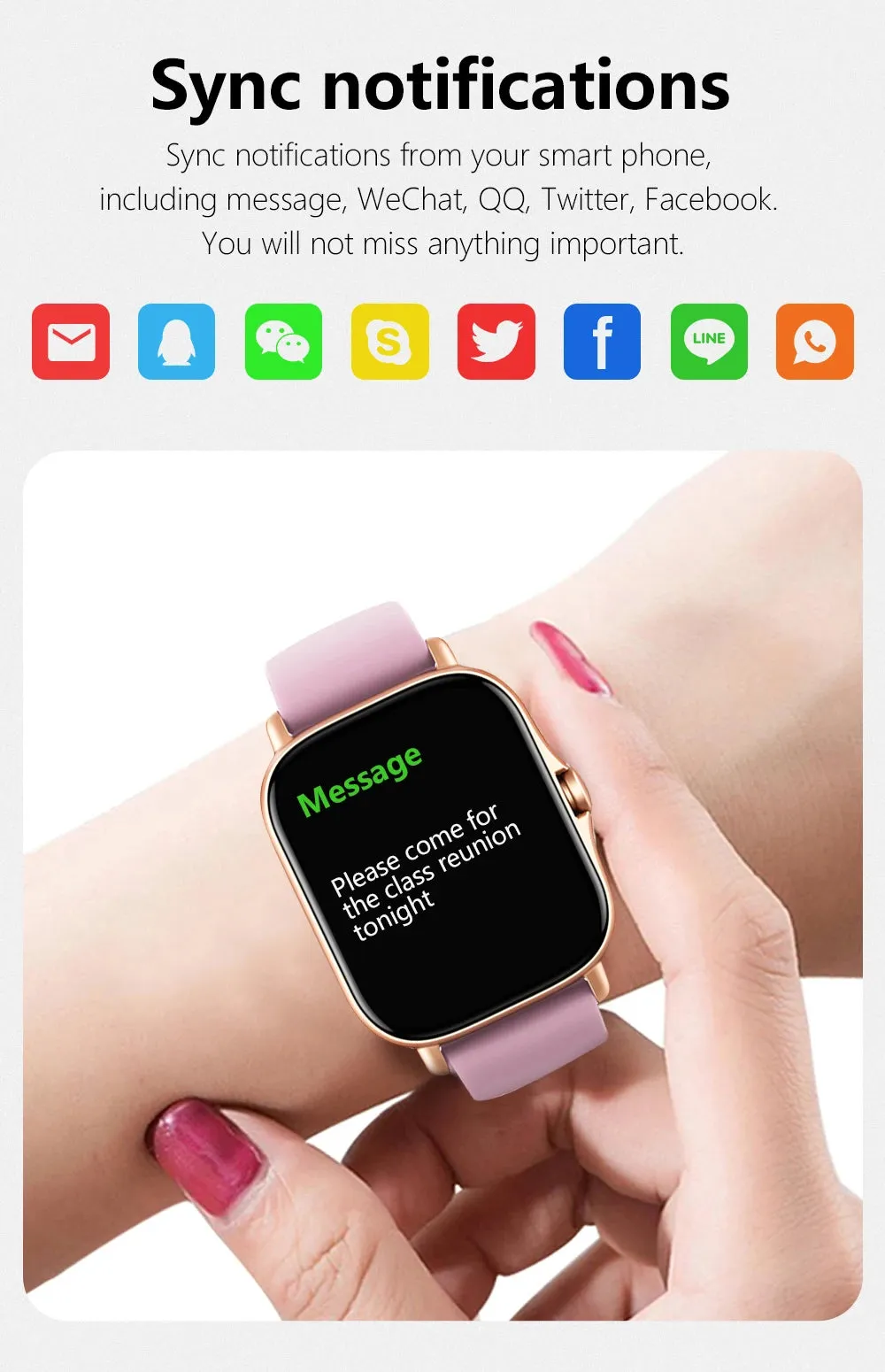 1.83 Inch Sports Smart Watch Fitness Clock Health Monitor Waterproof Smartwatch Wireless Call for Men Women IOS Xiaomi 2024