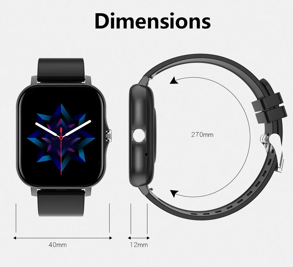 1.83 Inch Sports Smart Watch Fitness Clock Health Monitor Waterproof Smartwatch Wireless Call for Men Women IOS Xiaomi 2024