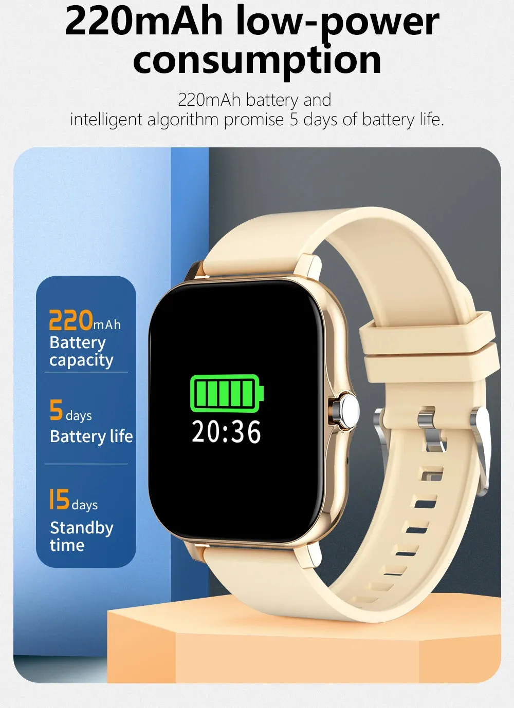 1.83 Inch Sports Smart Watch Fitness Clock Health Monitor Waterproof Smartwatch Wireless Call for Men Women IOS Xiaomi 2024