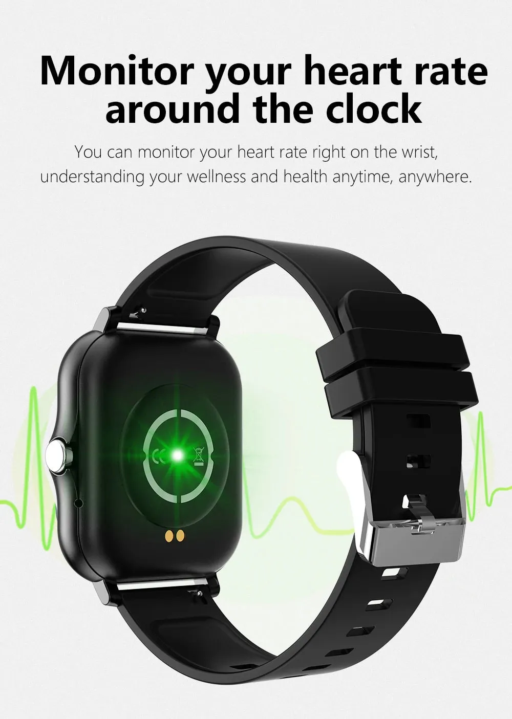 1.83 Inch Sports Smart Watch Fitness Clock Health Monitor Waterproof Smartwatch Wireless Call for Men Women IOS Xiaomi 2024