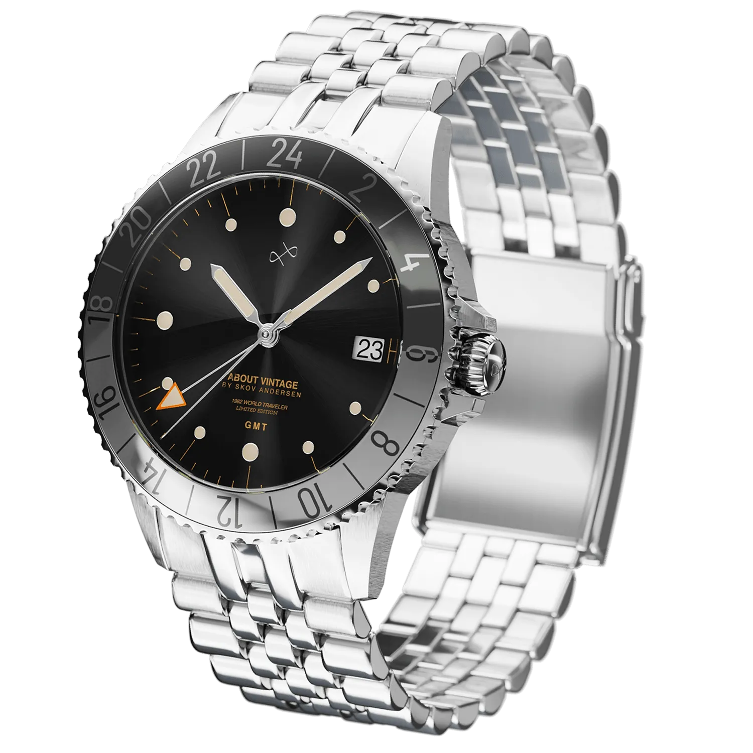 1982 GMT World Traveler, Steel / Warm Grey & Cool Grey