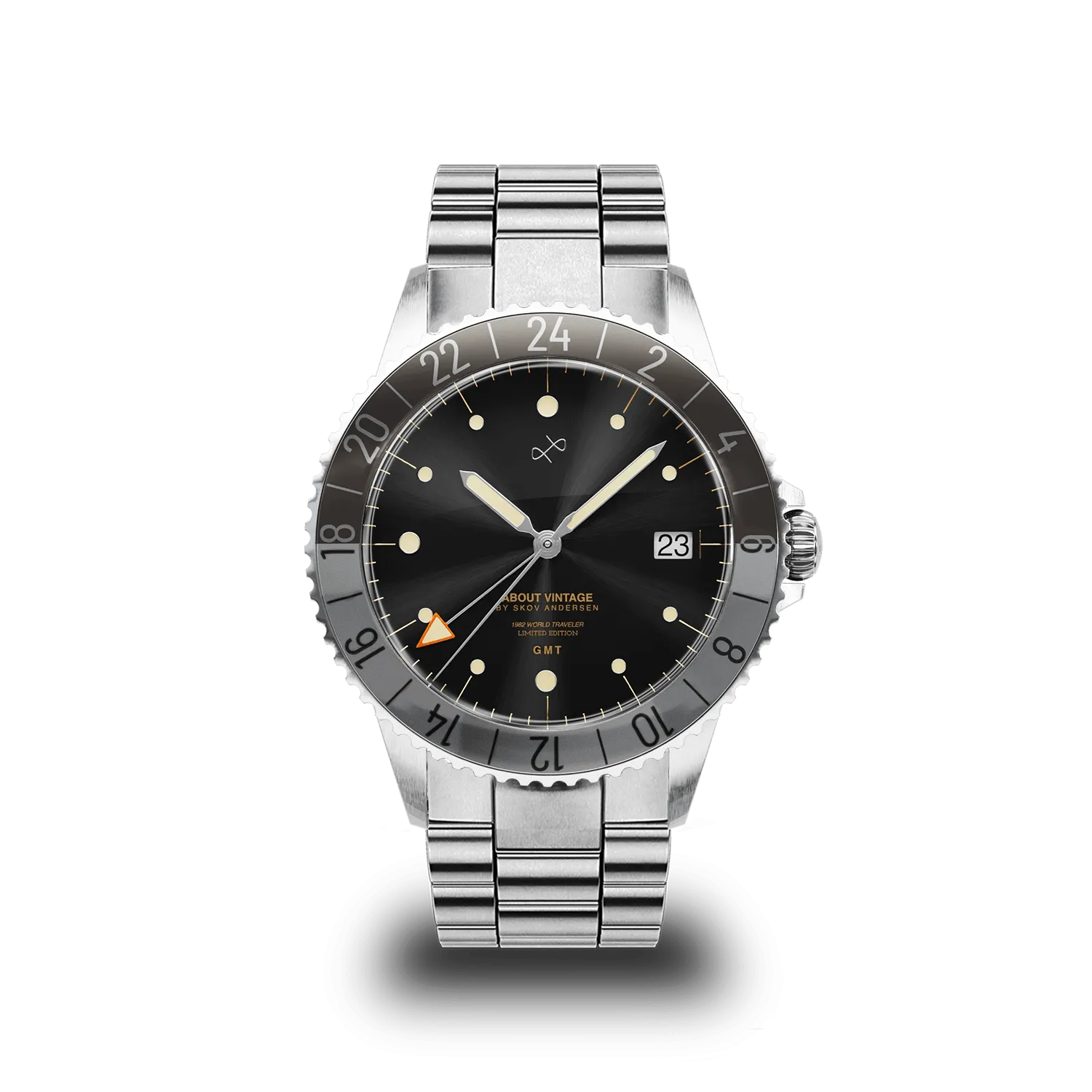1982 GMT World Traveler, Steel / Warm Grey & Cool Grey