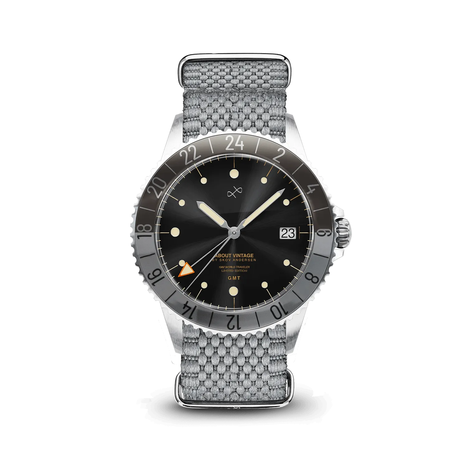 1982 GMT World Traveler, Steel / Warm Grey & Cool Grey
