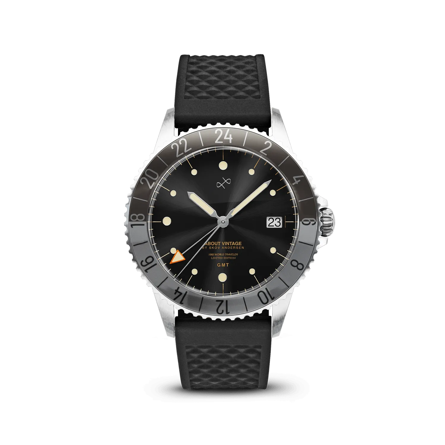 1982 GMT World Traveler, Steel / Warm Grey & Cool Grey