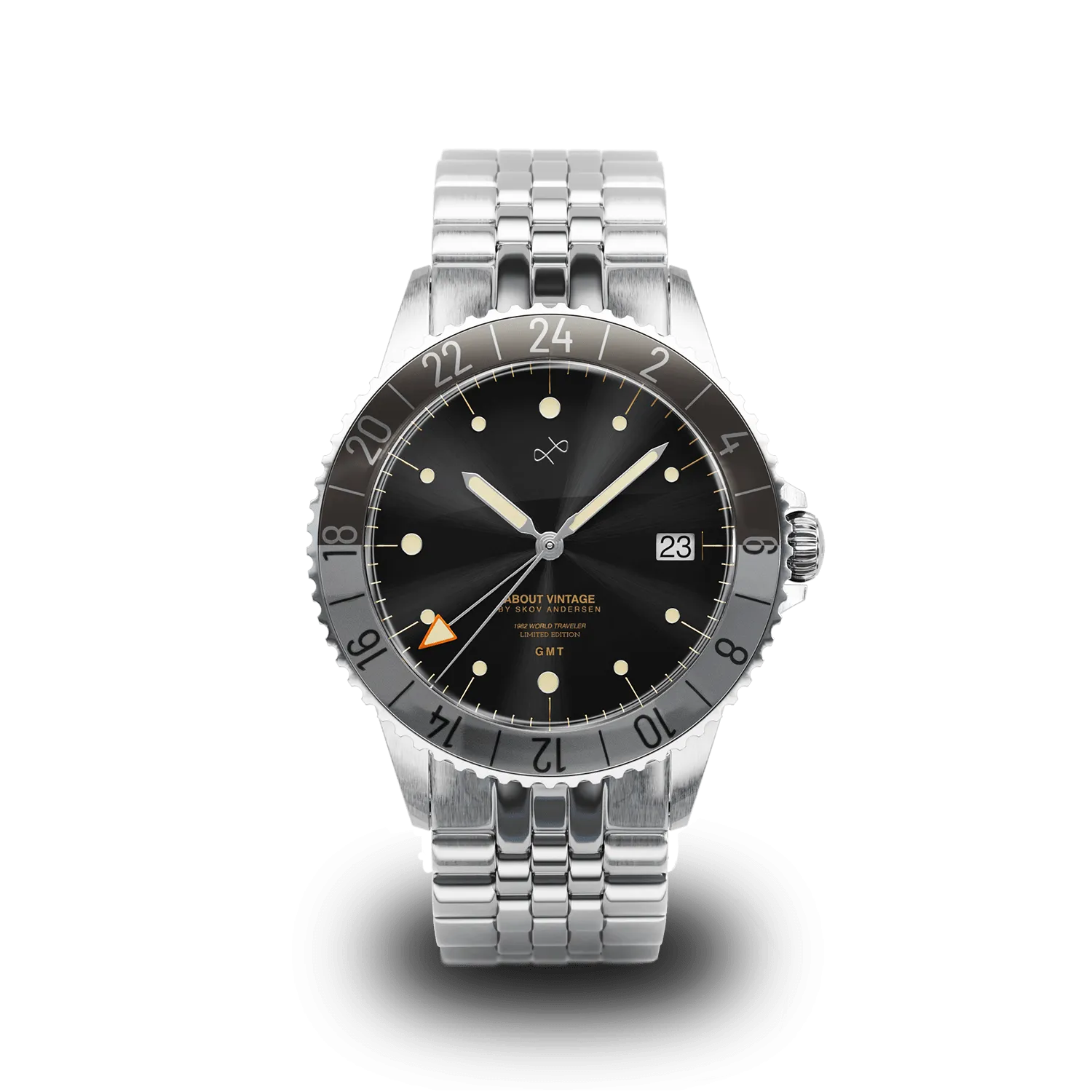 1982 GMT World Traveler, Steel / Warm Grey & Cool Grey
