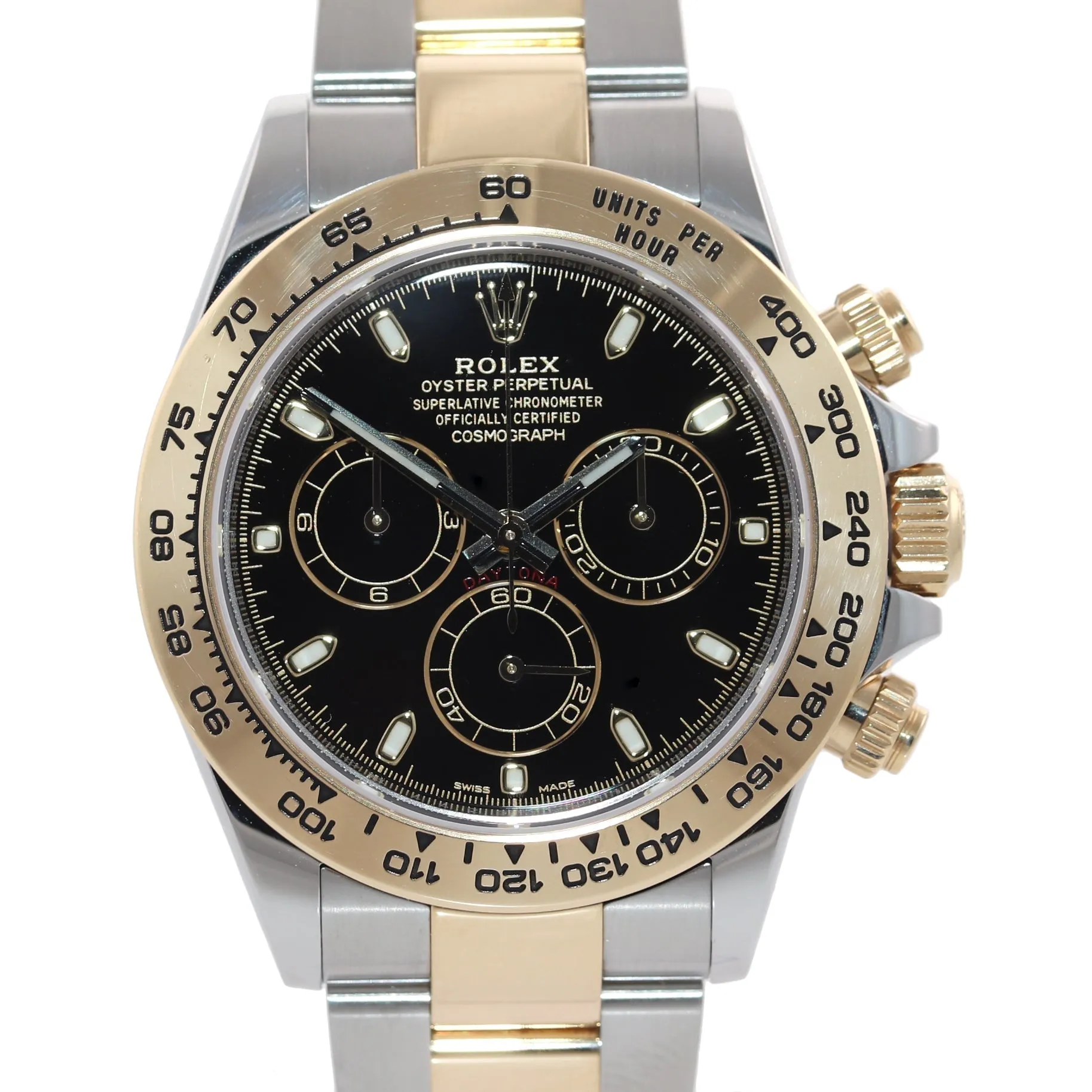2021 Rolex Daytona Cosmograph 116503 Black Two Tone 18k Yellow Gold Watch Box
