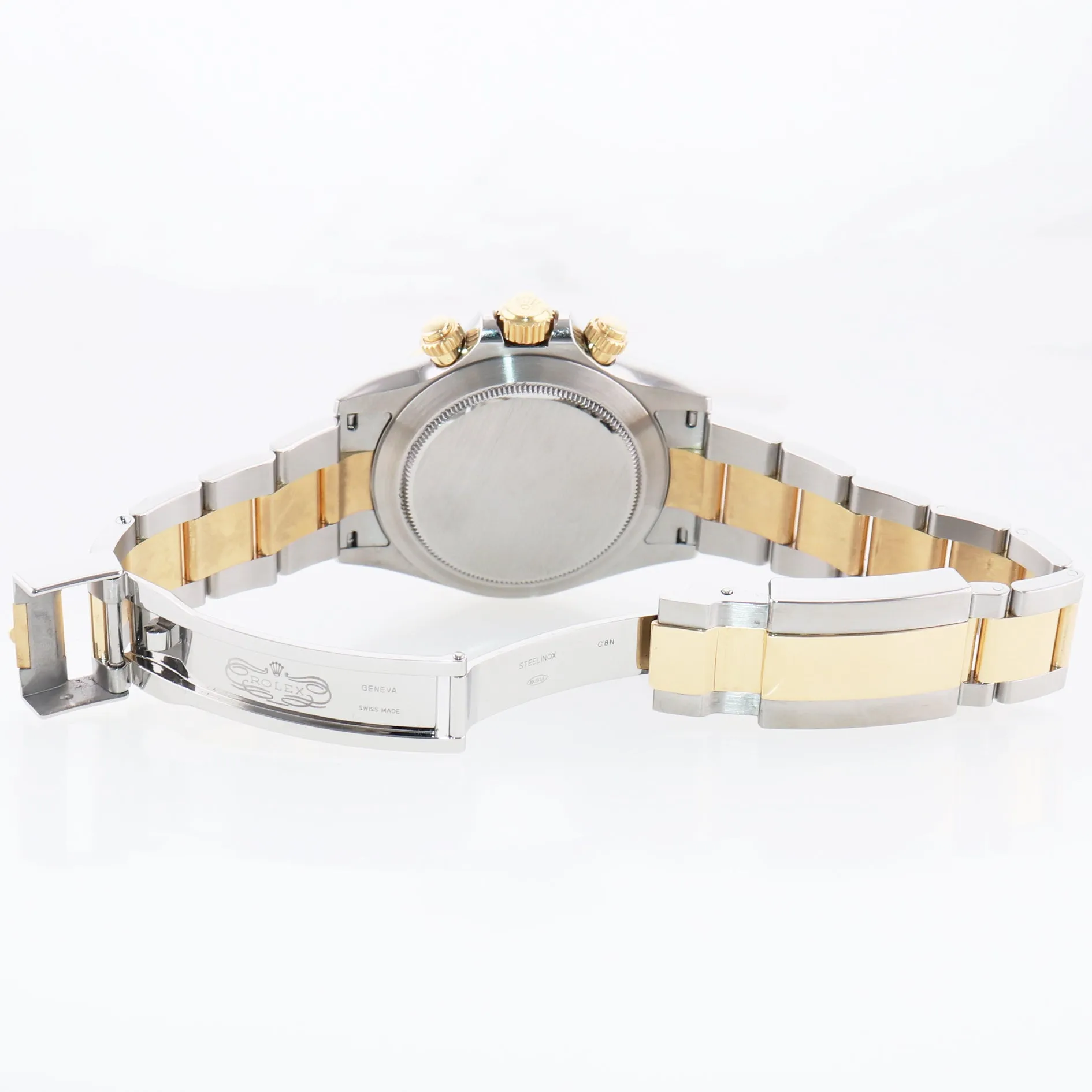 2022 BLACK DIAMOND 116503 Rolex Daytona Two Tone Steel and Gold Watch Box