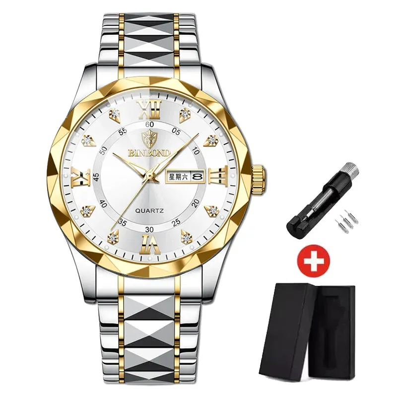 2023 Best Seller's Men's Waterproof Stainless Steel Wristwatch