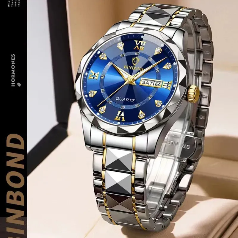 2023 Best Seller's Men's Waterproof Stainless Steel Wristwatch