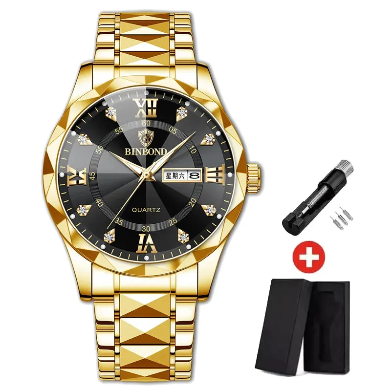 2023 Best Seller's Men's Waterproof Stainless Steel Wristwatch