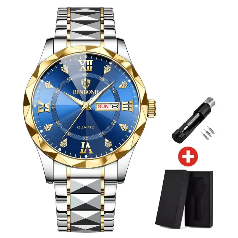 2023 Best Seller's Men's Waterproof Stainless Steel Wristwatch