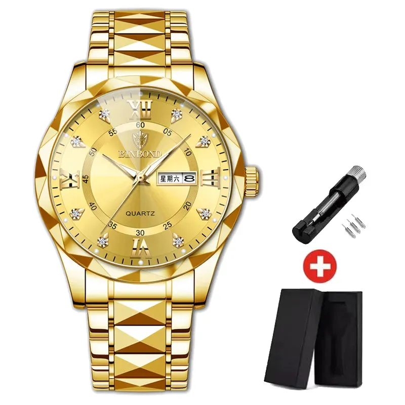 2023 Best Seller's Men's Waterproof Stainless Steel Wristwatch