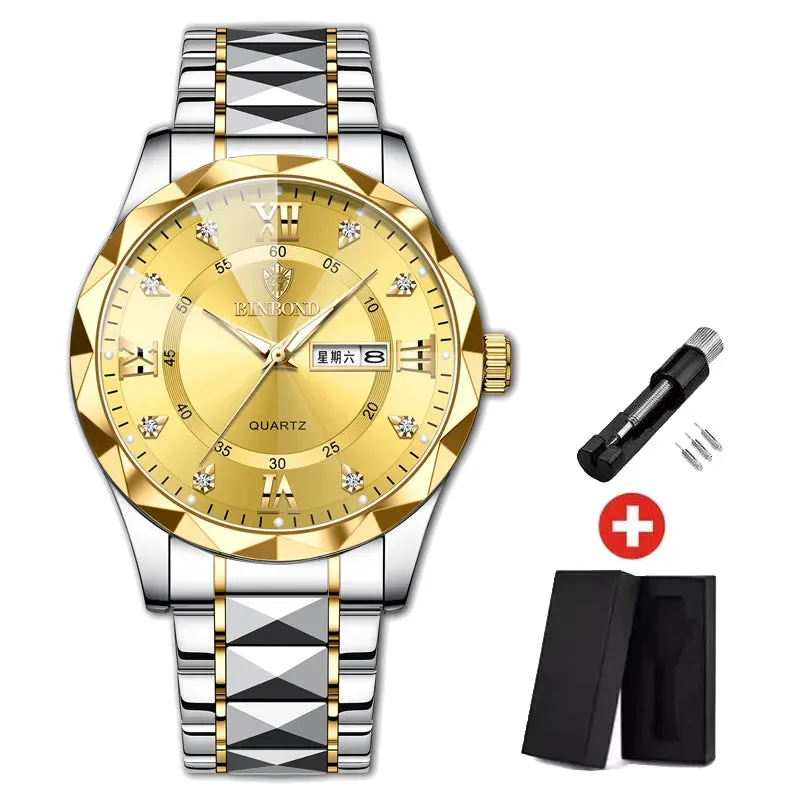 2023 Best Seller's Men's Waterproof Stainless Steel Wristwatch