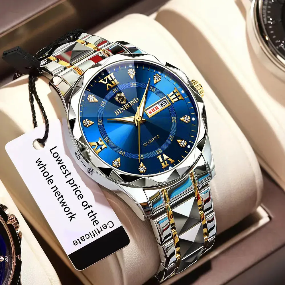 2023 Best Seller's Men's Waterproof Stainless Steel Wristwatch