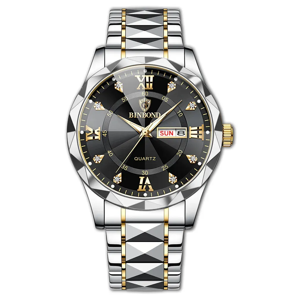 2023 Best Seller's Men's Waterproof Stainless Steel Wristwatch