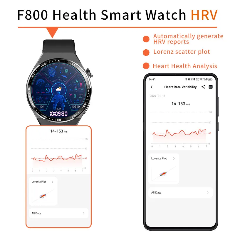 2024 New Accurate Measure ECG PPG Smart Watch Men Full Touch Screen Sport Fitness Watches Bluetooth For Android ios Smartwatch