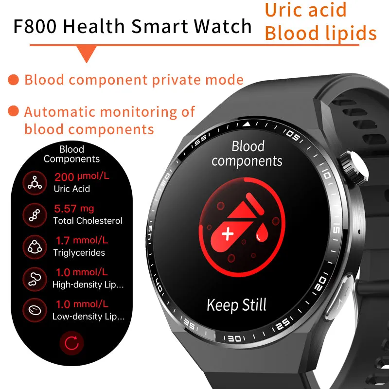 2024 New Accurate Measure ECG PPG Smart Watch Men Full Touch Screen Sport Fitness Watches Bluetooth For Android ios Smartwatch