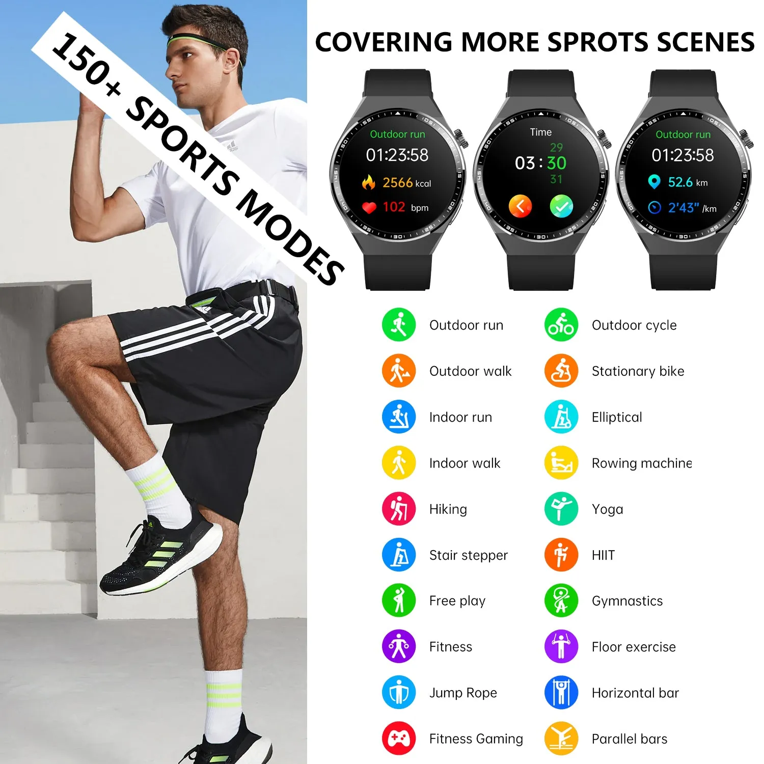 2024 New Accurate Measure ECG PPG Smart Watch Men Full Touch Screen Sport Fitness Watches Bluetooth For Android ios Smartwatch