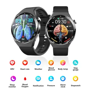 2024 New Accurate Measure ECG PPG Smart Watch Men Full Touch Screen Sport Fitness Watches Bluetooth For Android ios Smartwatch