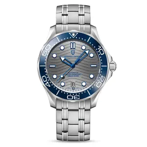 2024 New  Wave Men Mechanical Watch Luxury Automatic Watch for Men NH35 Sapphire Crystal Dive Wristwatch Clock Man