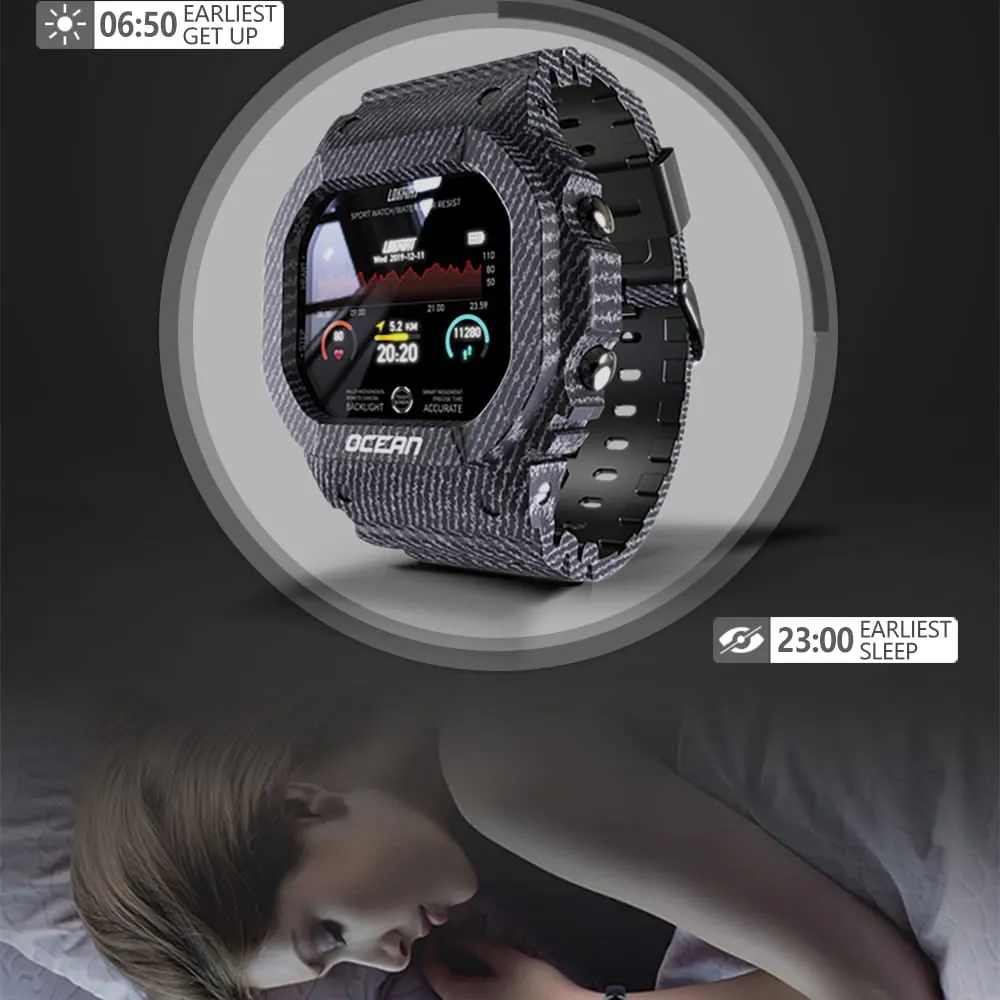 30 Pieces) Ocean Touch Screen Multi-function Camouflage Smart Watch