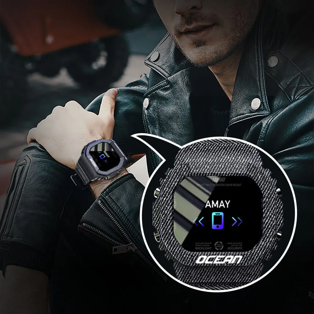 30 Pieces) Ocean Touch Screen Multi-function Camouflage Smart Watch
