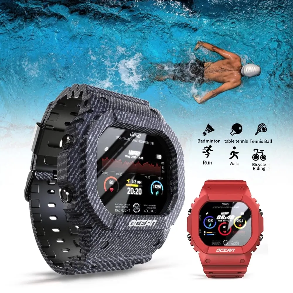 30 Pieces) Ocean Touch Screen Multi-function Camouflage Smart Watch