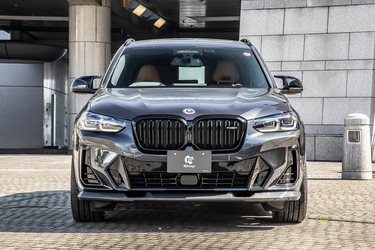 3D Design G01 X3 / G02 X4 LCI M-Sport Carbon Front Lip