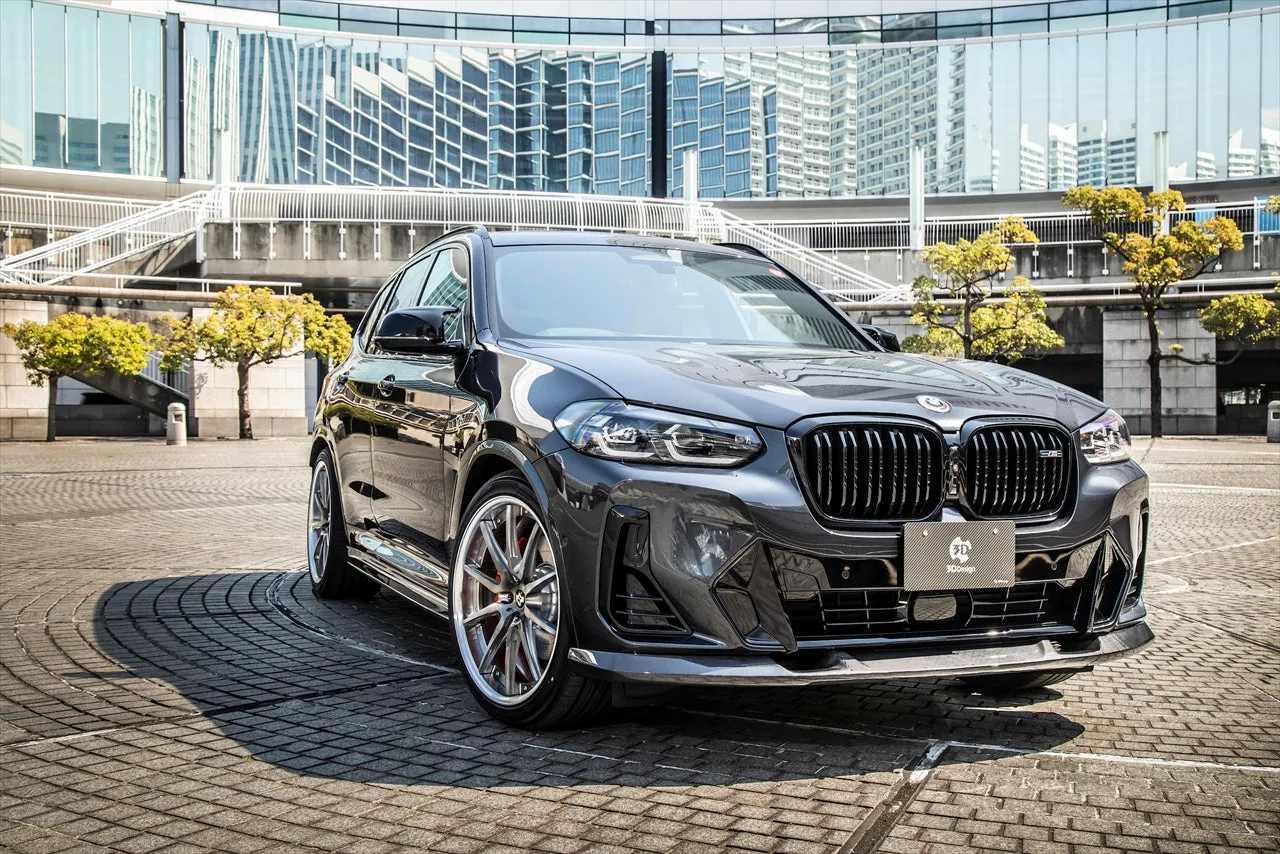 3D Design G01 X3 / G02 X4 LCI M-Sport Carbon Front Lip