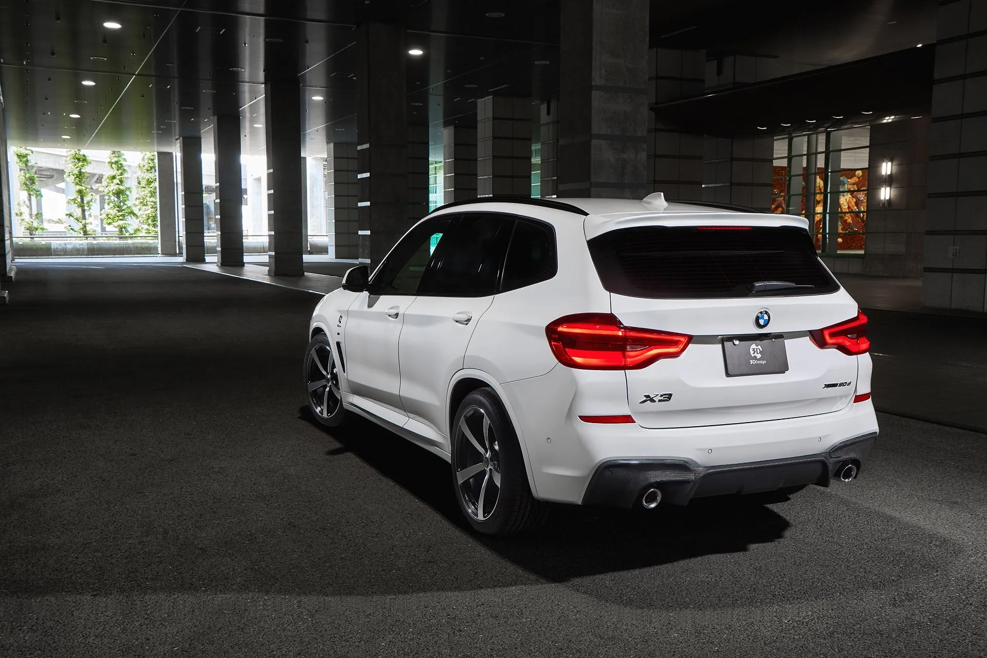 3D Design G01 X3 Pre-LCI Carbon Rear Diffuser