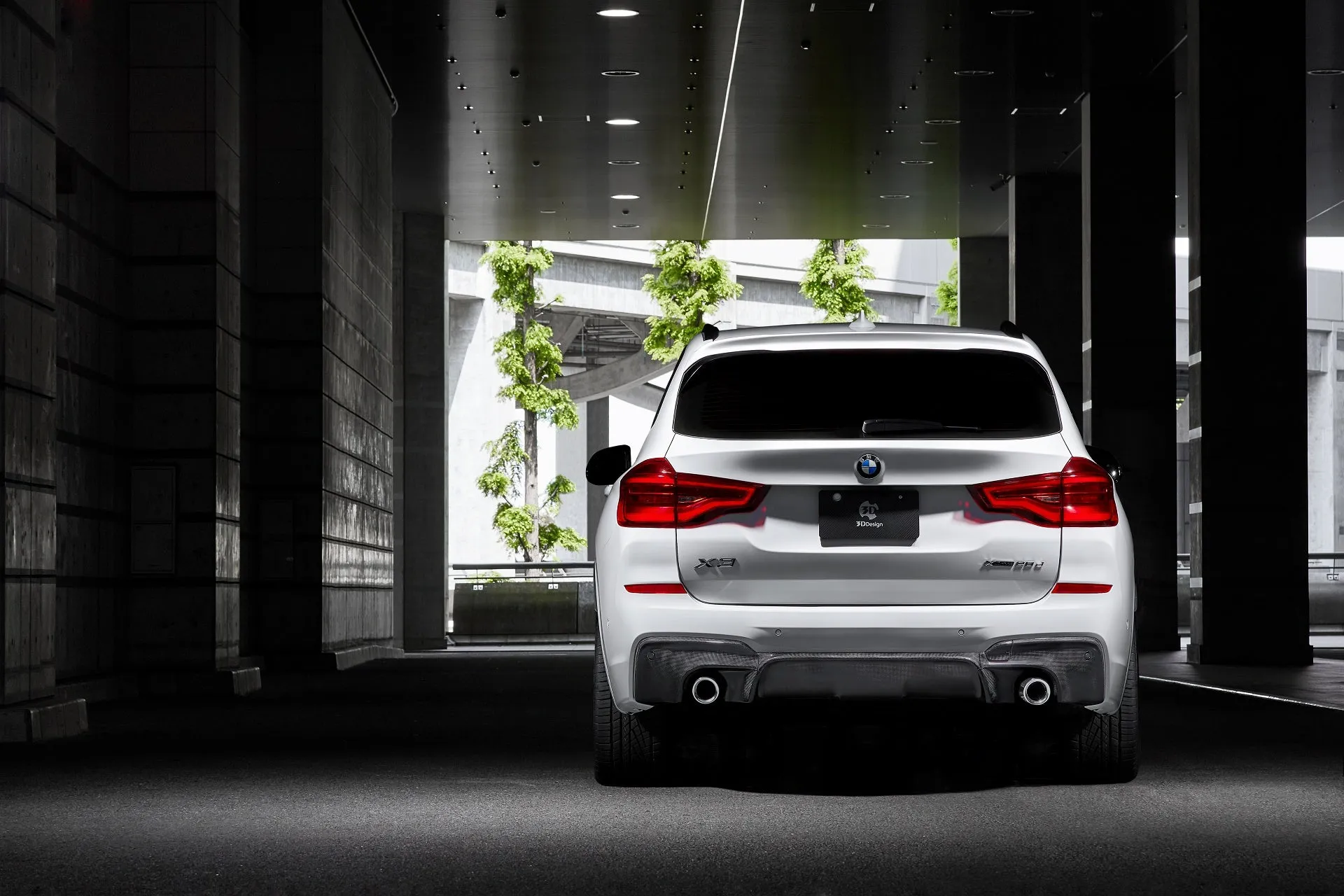3D Design G01 X3 Pre-LCI Carbon Rear Diffuser