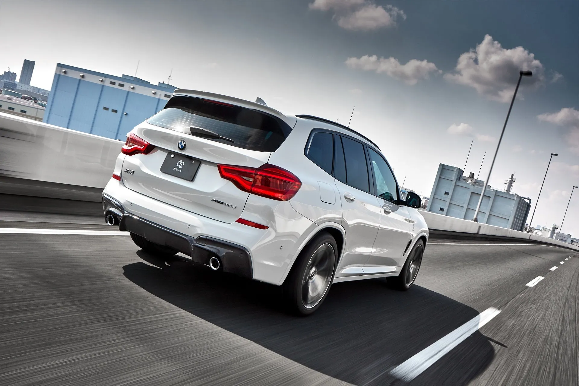 3D Design G01 X3 Pre-LCI Carbon Rear Diffuser
