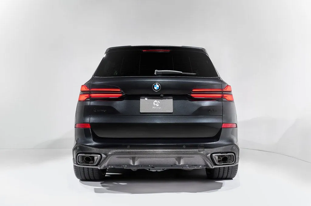 3D Design G05 X5 LCI Carbon Rear Diffuser Set