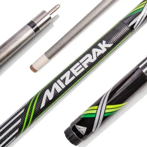 58" Premium Carbon Sport Grip Cue - Green