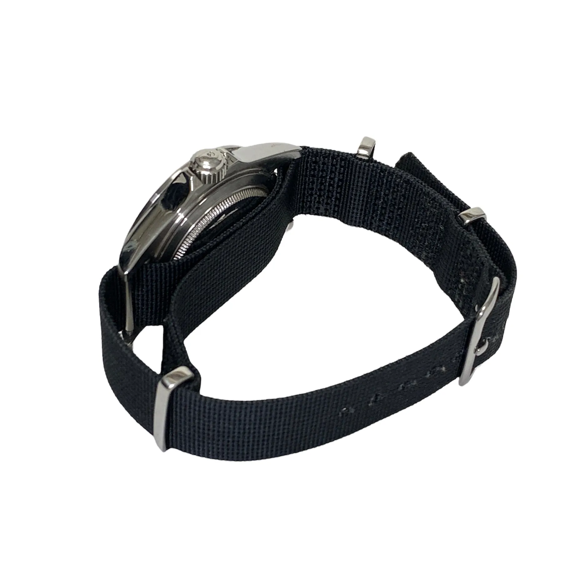 A Bathing Ape Bape Explorer II Bapex Watch Silver/Black
