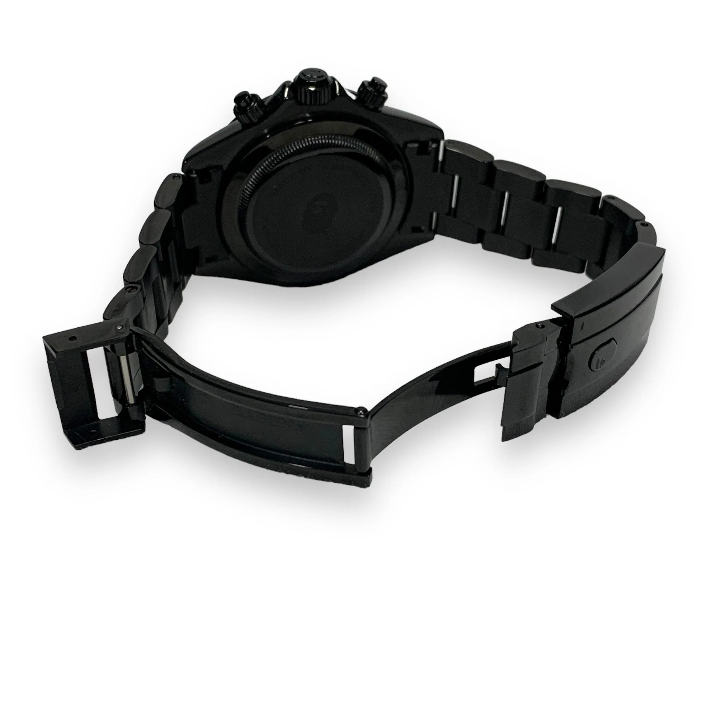 A Bathing Ape Bape Type 3 Daytona Bapex Watch Black