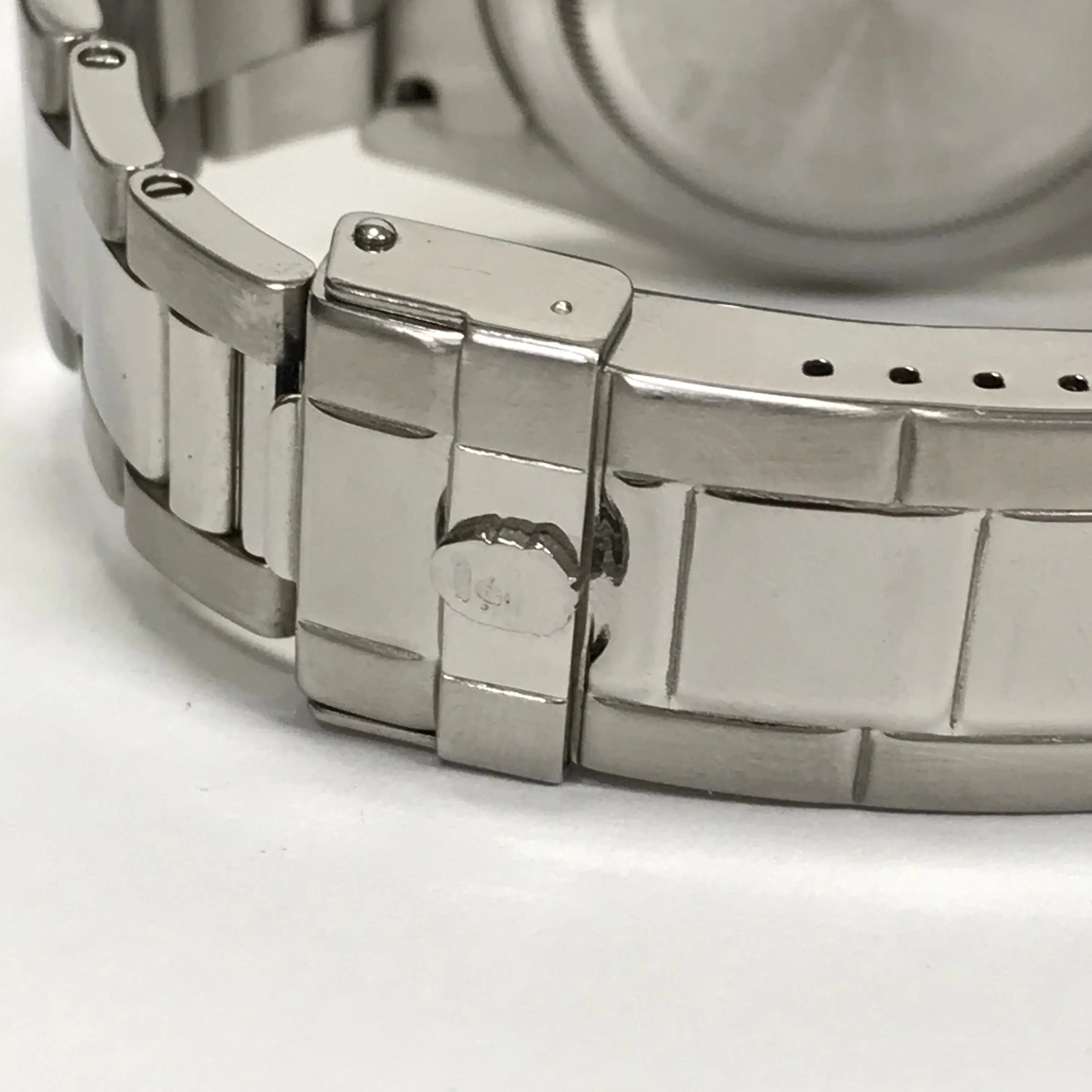 A Bathing Ape Bape Type 3 'Daytona' Bapex Watch Silver/Black