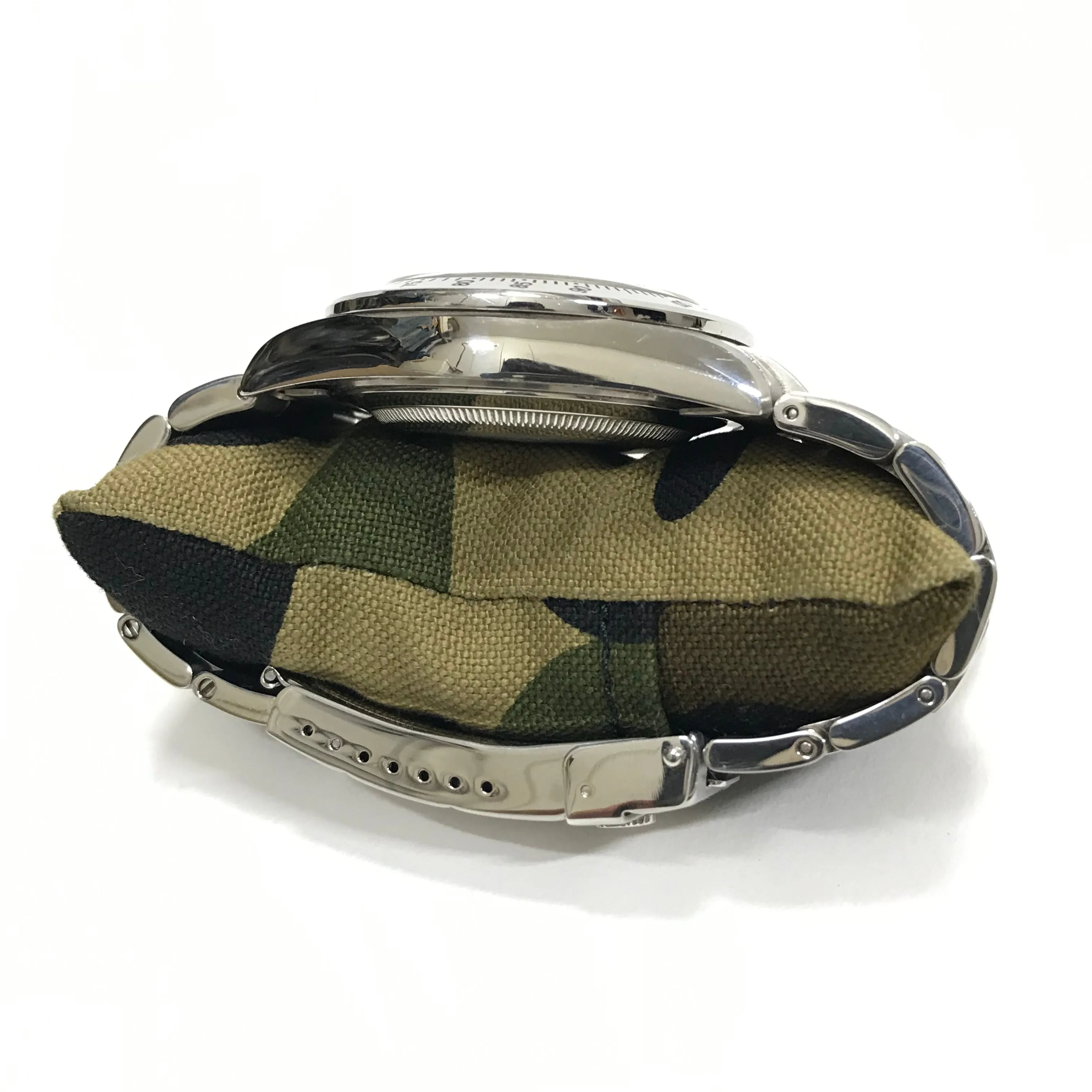 A Bathing Ape Bape Type 3 'Daytona' Bapex Watch Silver/Black