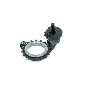 absoluteBLACK HOLLOWcage Carbon Derailleur Cage (for Shimano) - Black/Titanium Grey