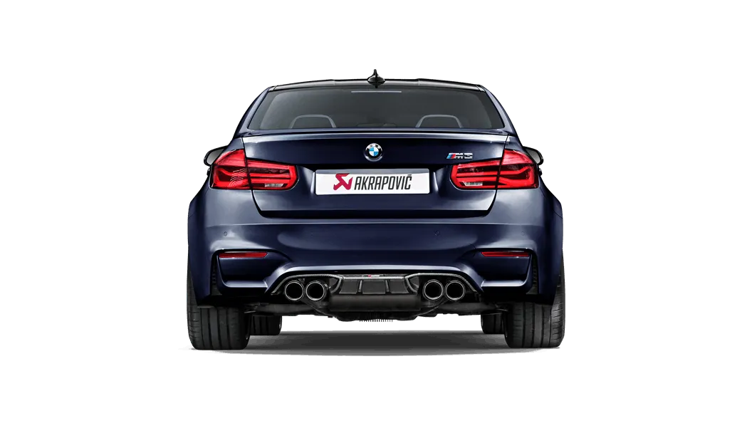 Akrapovič Rear Carbon Fiber Diffuser - High Gloss for BMW M4 (F82, F83) 2014-2018