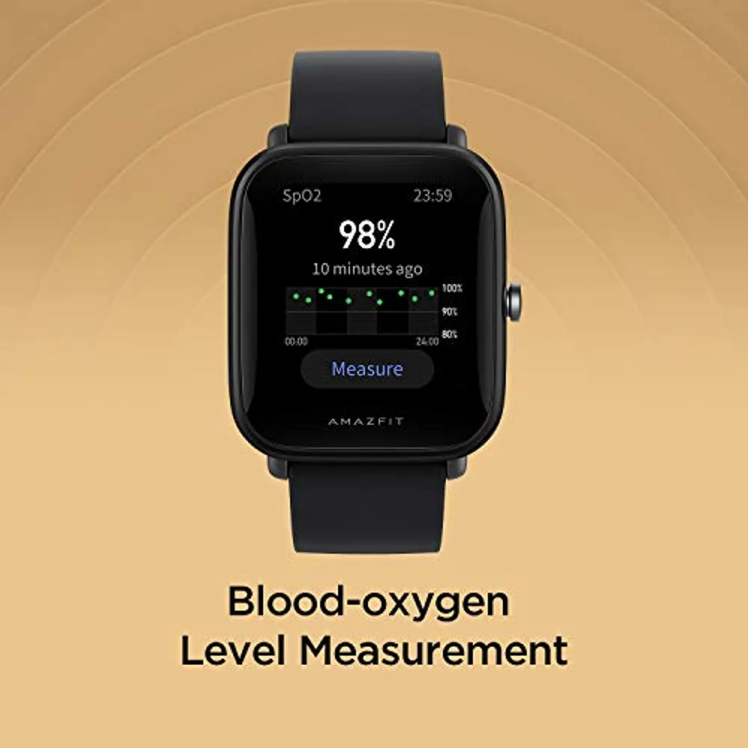 Amazfit Bip U Smart Watch Fitness Tracker for Men Women with 60  Sports Modes, 9-Day Battery Life, Blood Oxygen Breathing Heart Rate Sleep Monitor, 5 ATM Waterproof, for iPhone Android Phone (Black)