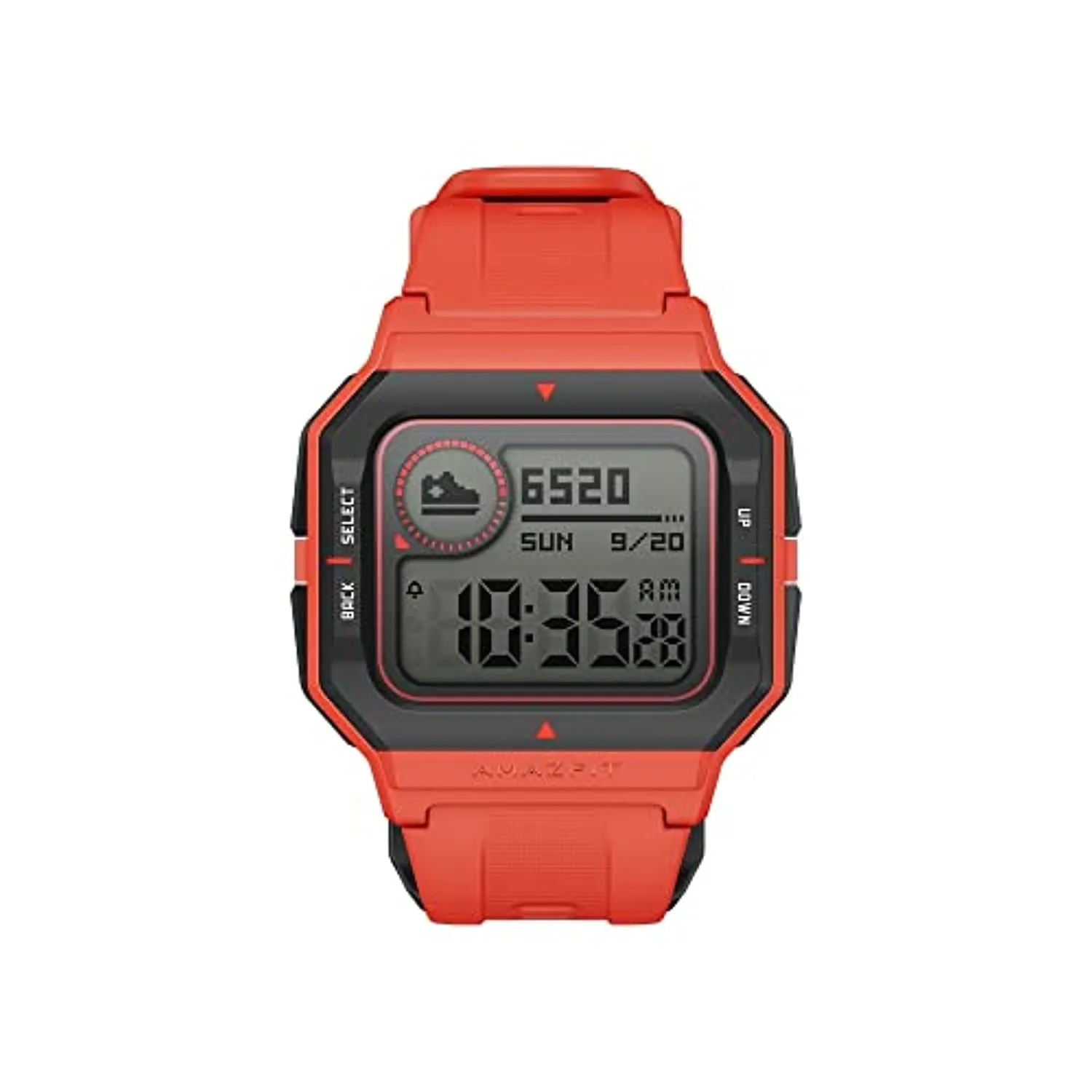 Amazfit Neo Fitness Retro Smartwatch with Real-Time Workout Tracking, Heart Rate and Sleep Monitoring, 28-Day Battery Life, Smart Notifications, 1.2" Always-On Display, Water Resistant, Orange