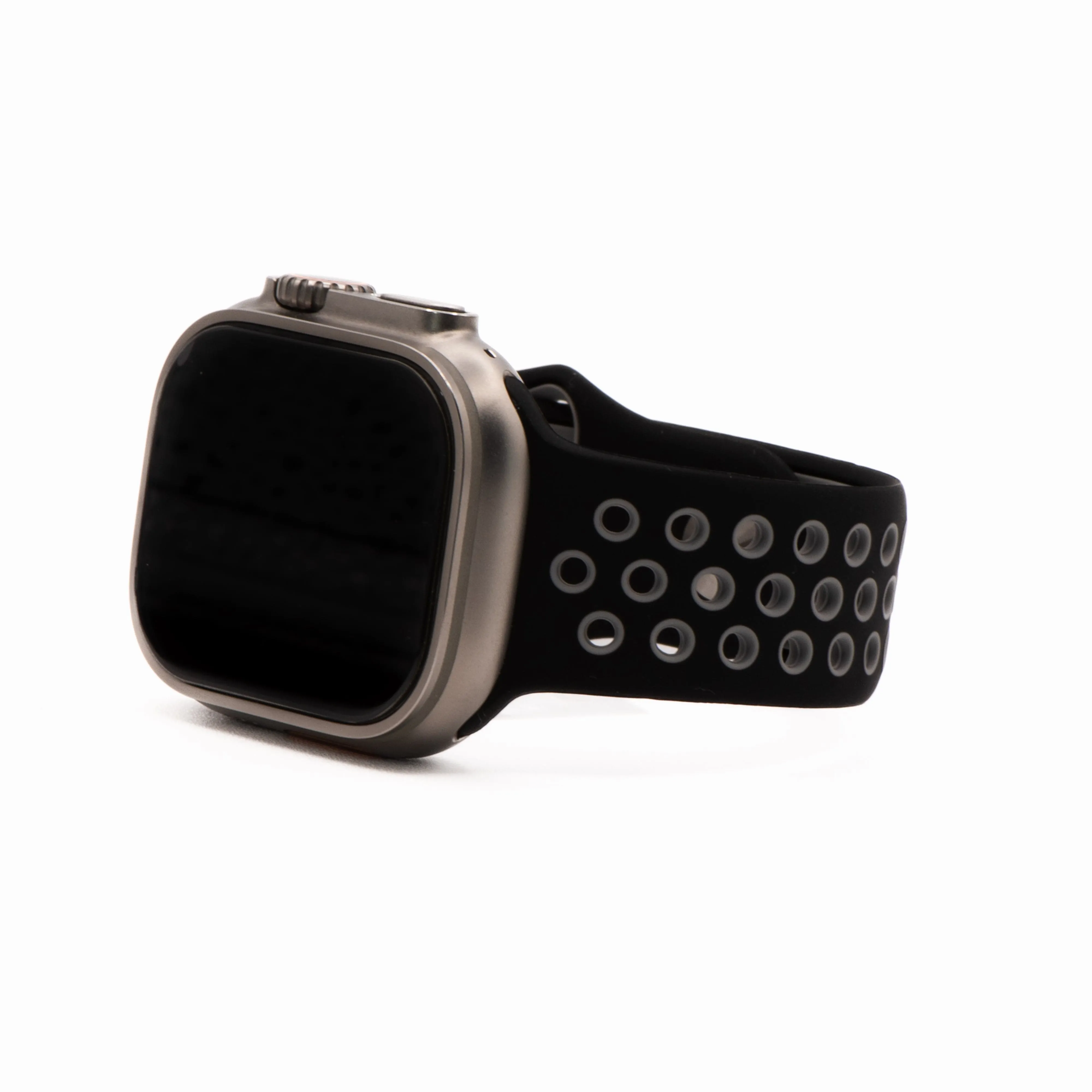 Apple Band Silicone Sport - Black-Gray