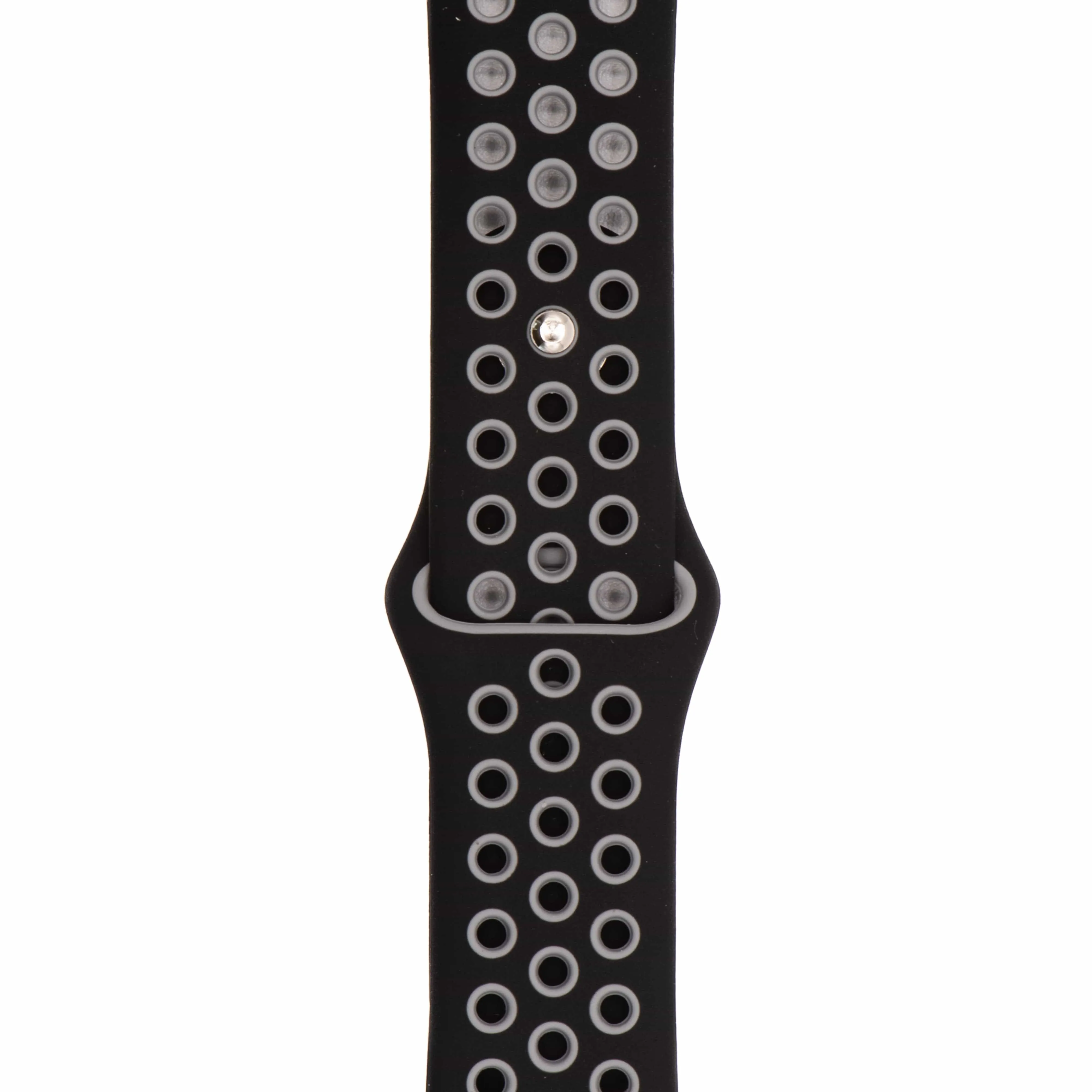 Apple Band Silicone Sport - Black-Gray