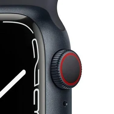 Apple Watch Series 7 45mm GPS Aluminium Case with Midnight Sport Band (Refurbished Grade - B)