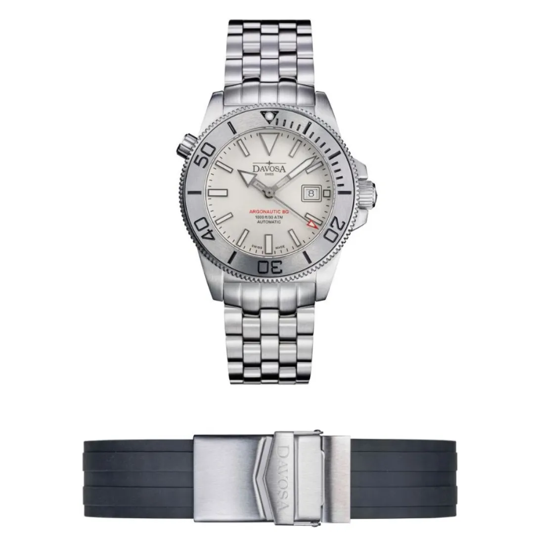 Argonautic Lumis BGBS White 16152801   Integral Rubber Strap Bundle
